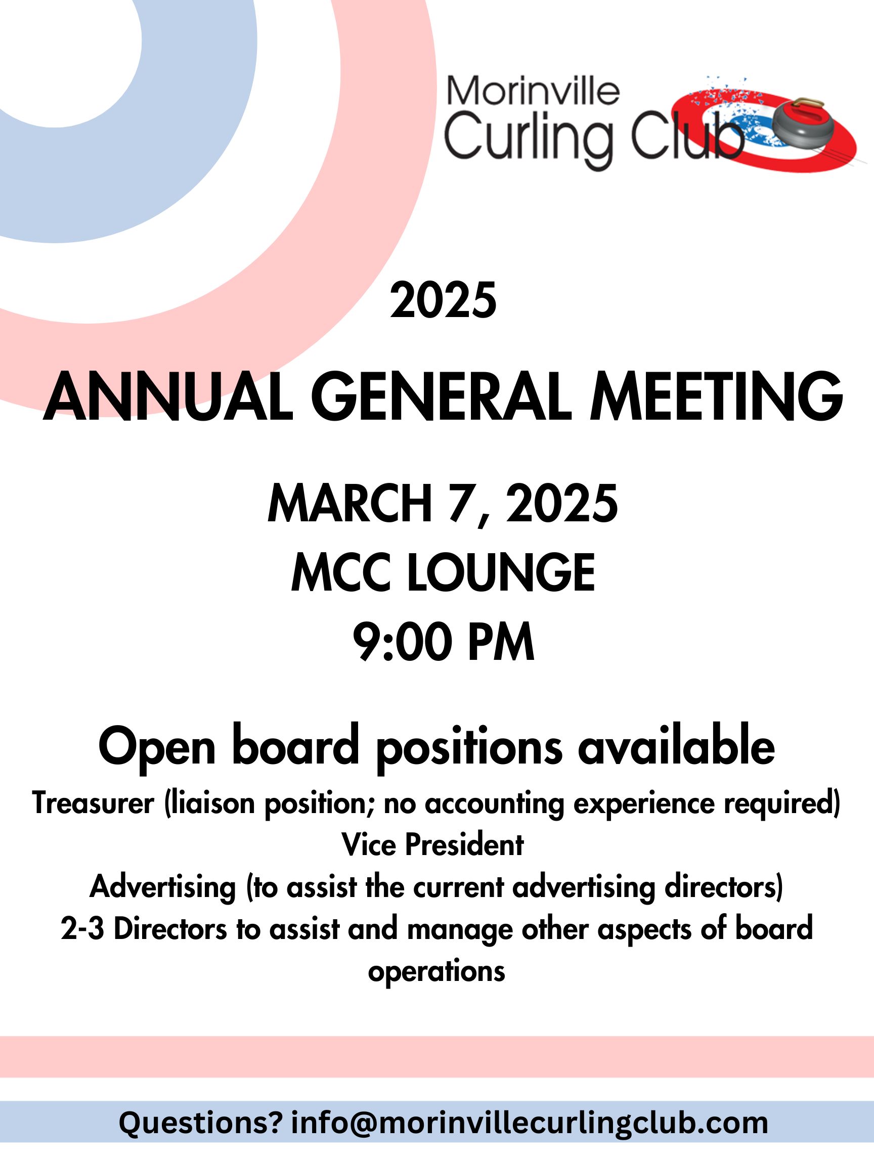 2025 AGM Poster